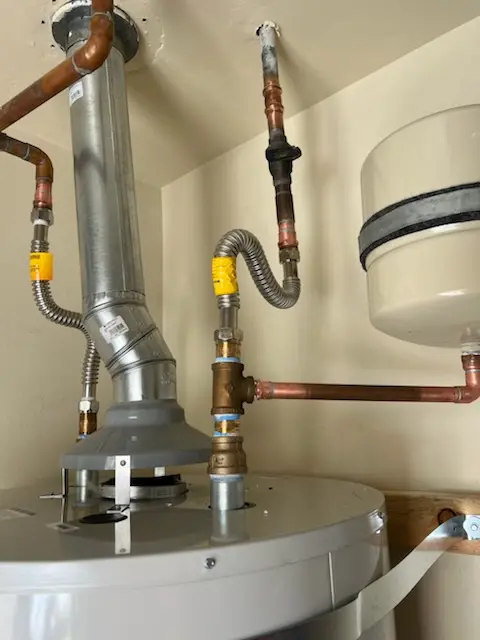 Water heater installation and plumbing repair in Montville